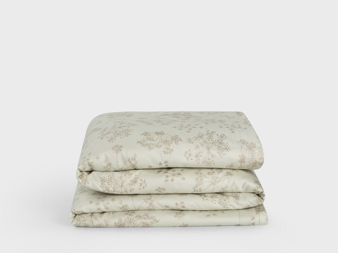 Påslakan för barn bomullssatin natural bloom