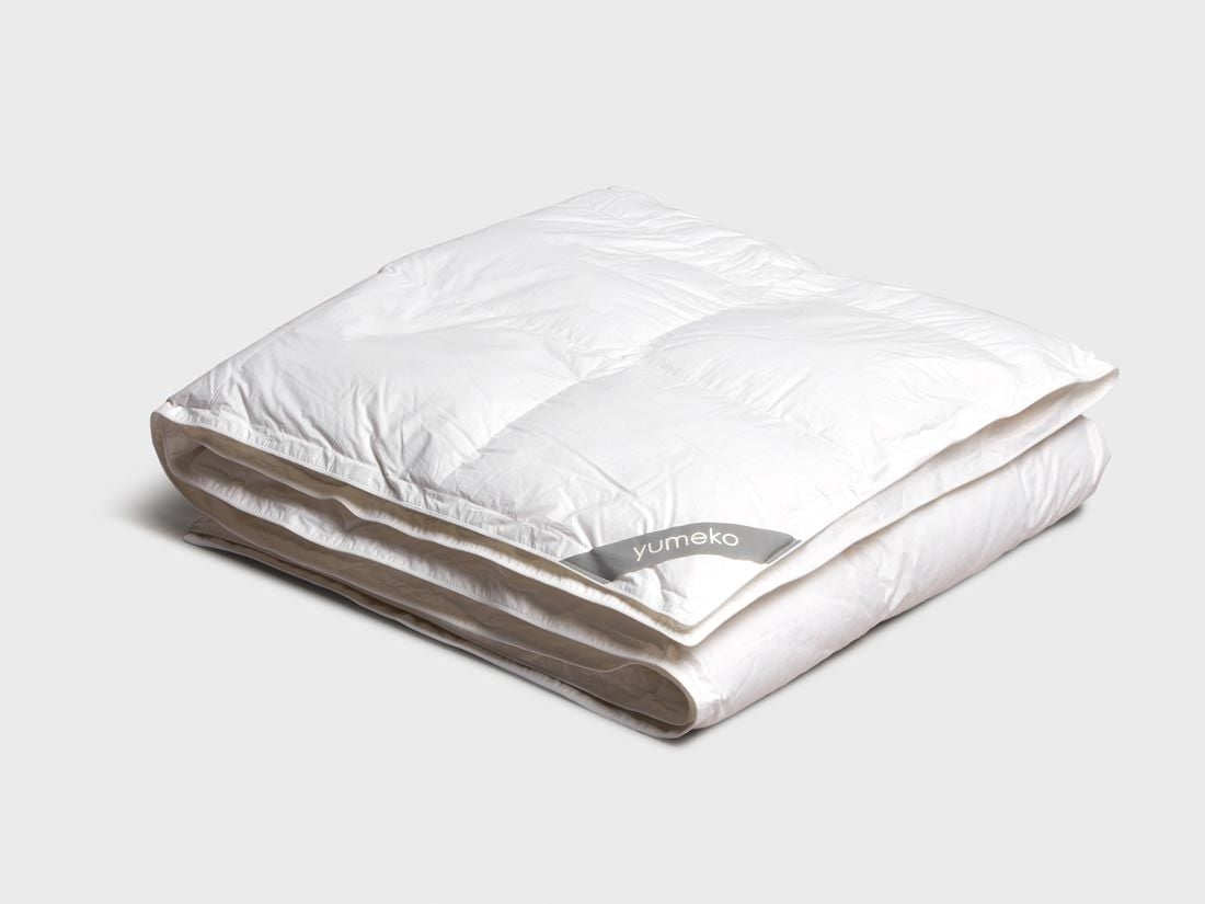 Täcke av återvunnen dun vår/höst